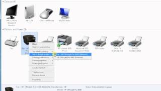 How to change default printer in Windows 7 8