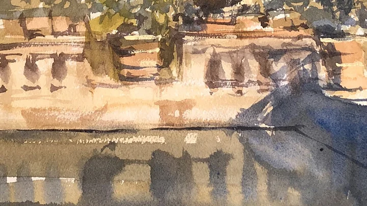 Advancing with Watercolor: In The Masters Footsteps "Boboli Gardens"