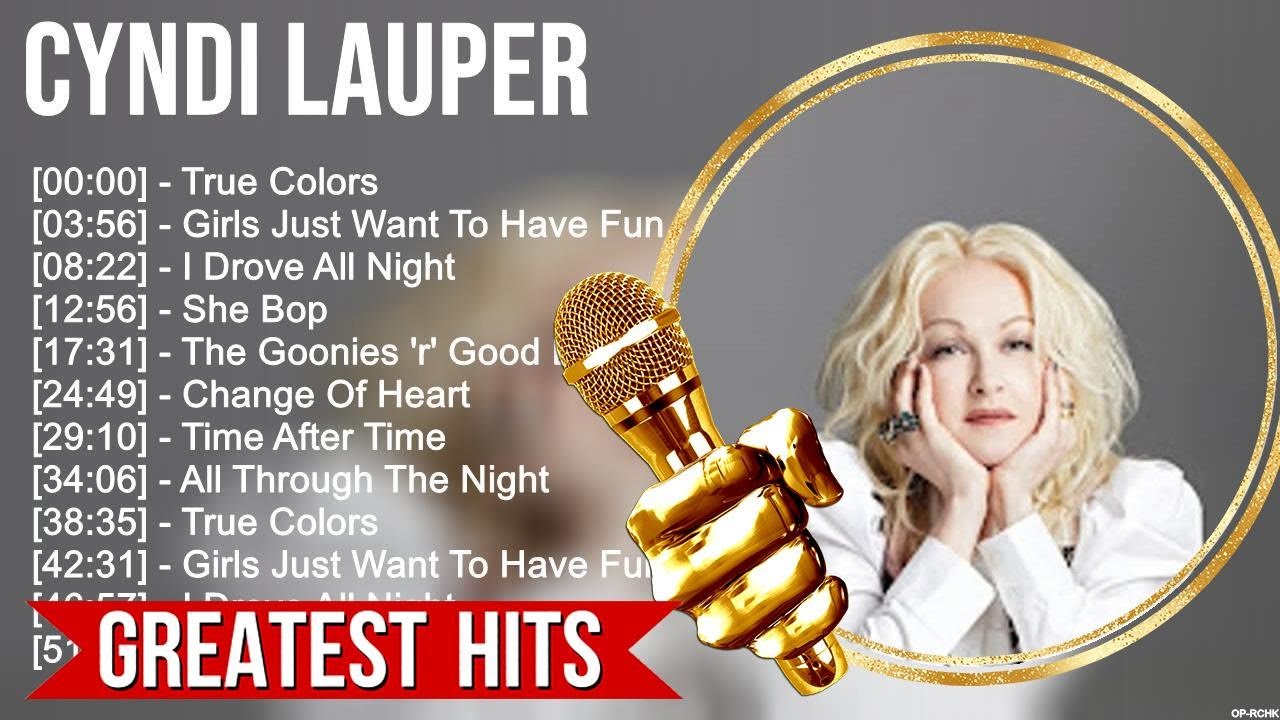 Cyndi Lauper Greatest Hits Best Songs Of 80s 90s Old Music Hits