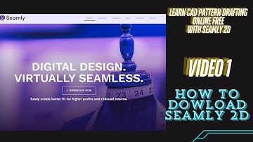 How to download SEAMLY 2D. Digital pattern making with free CAD software,Seamly2D. Walkthrough VIDEO