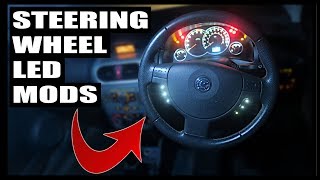 How To Remove and Install Vauxhall Corsa Steering Wheel | *LED Button Mods*