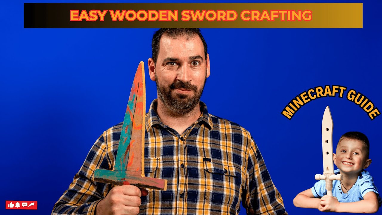How to Craft a Wooden Sword in Minecraft Step by Step Guide! - YouTube
