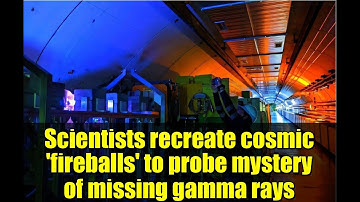 Scientists recreate cosmic 