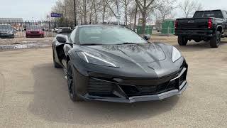 Black 2026 Chevrolet Corvette Z06 Wolfe Chevrolet Edmonton | Stock Number: 1Y605191