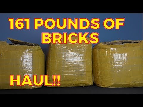 GIANT Haul #36 - 161 Pounds of Bricks!