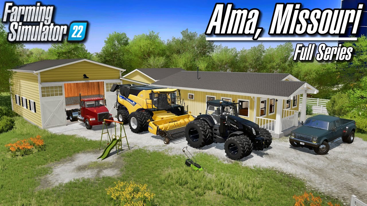 Alma, Missouri US (Lets Play) Full Series Farming Simulator 22 YouTube