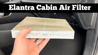 2021 - 2023 Hyundai Elantra Cabin Air filter Replacement - How To Replace Change AC Filter Location How To Replace Cabin Air Filter On A Hyundai Elantra