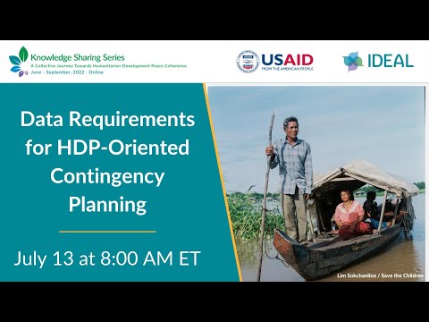 KSS: Data Requirements for HDP Oriented Contingency Planning (FR)