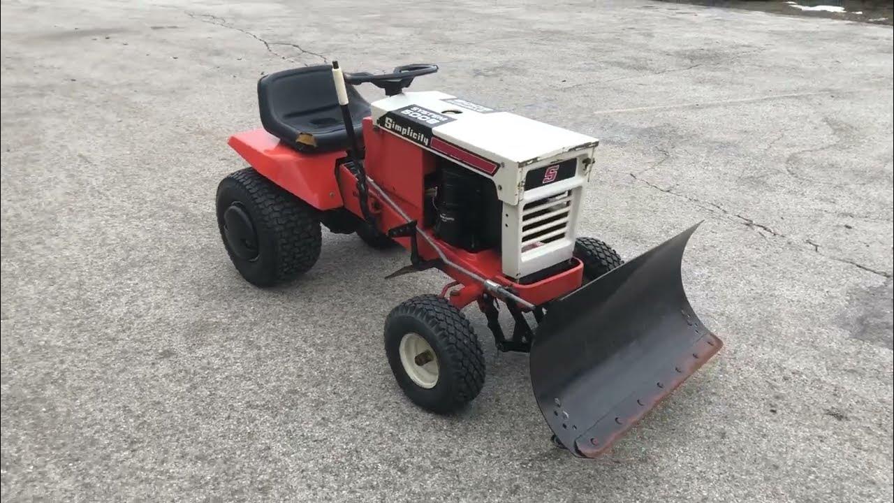 1978 Simplicity Broadmoor System 5008 Riding Lawn Tractor Walkaround
