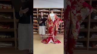 色打掛 慶長御所車文 Bridal kimono TANAN丹庵 - TANAN 丹庵