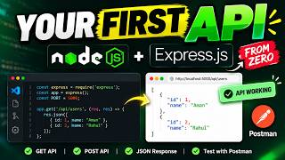 Build Your First API with Node.js & Express.js | REST API for Beginners