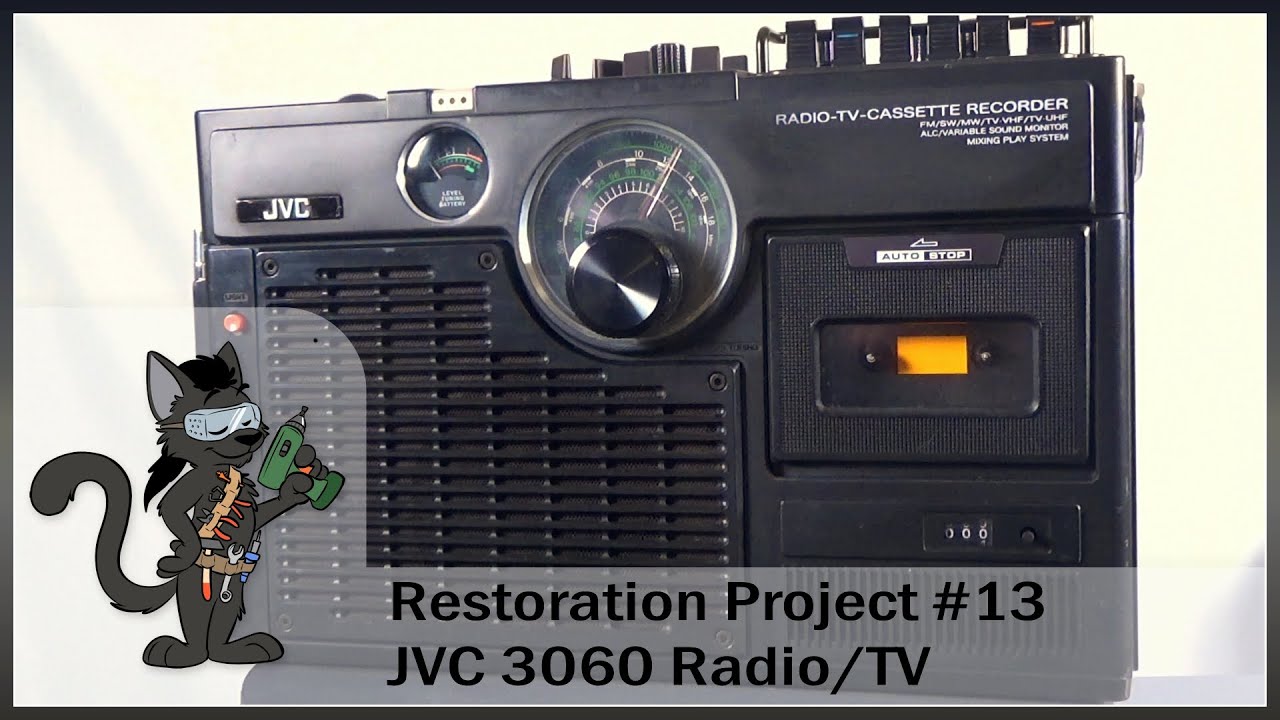 Restoration Project #13 - JVC 3060 Radio/TV - YouTube