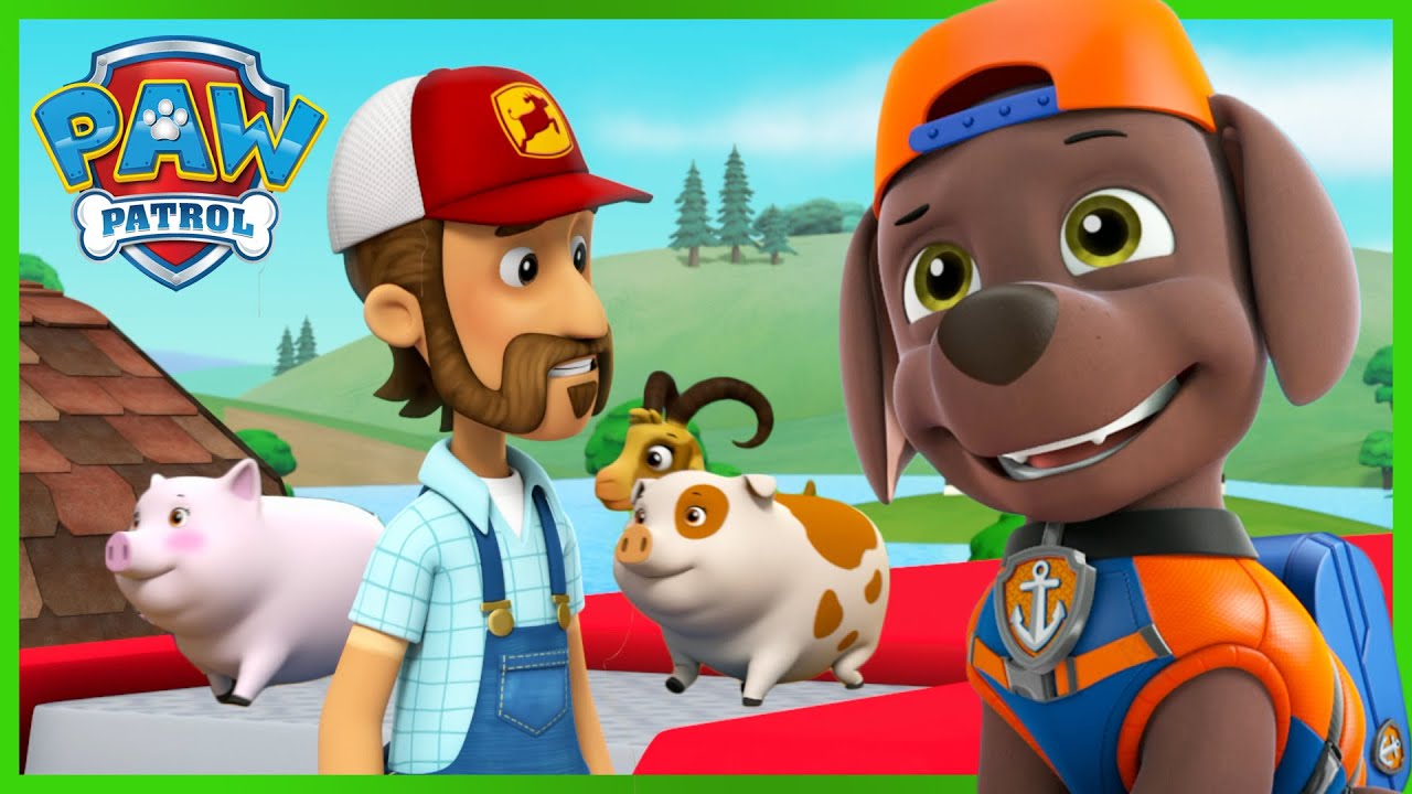 Pups save the Animals and the flooded farm! - PAW Patrol UK - Cartoons for Kids Compilation