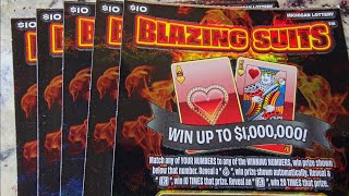MI Lottery - 💎RULE OF 5 on ♠️BLAZING SUITS ❤️ - Plus BONUS💲 - Let's make some money!💰💰💰 #lottery 