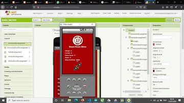 Interface Smart Power Meter dengan MIT APP Inventor
