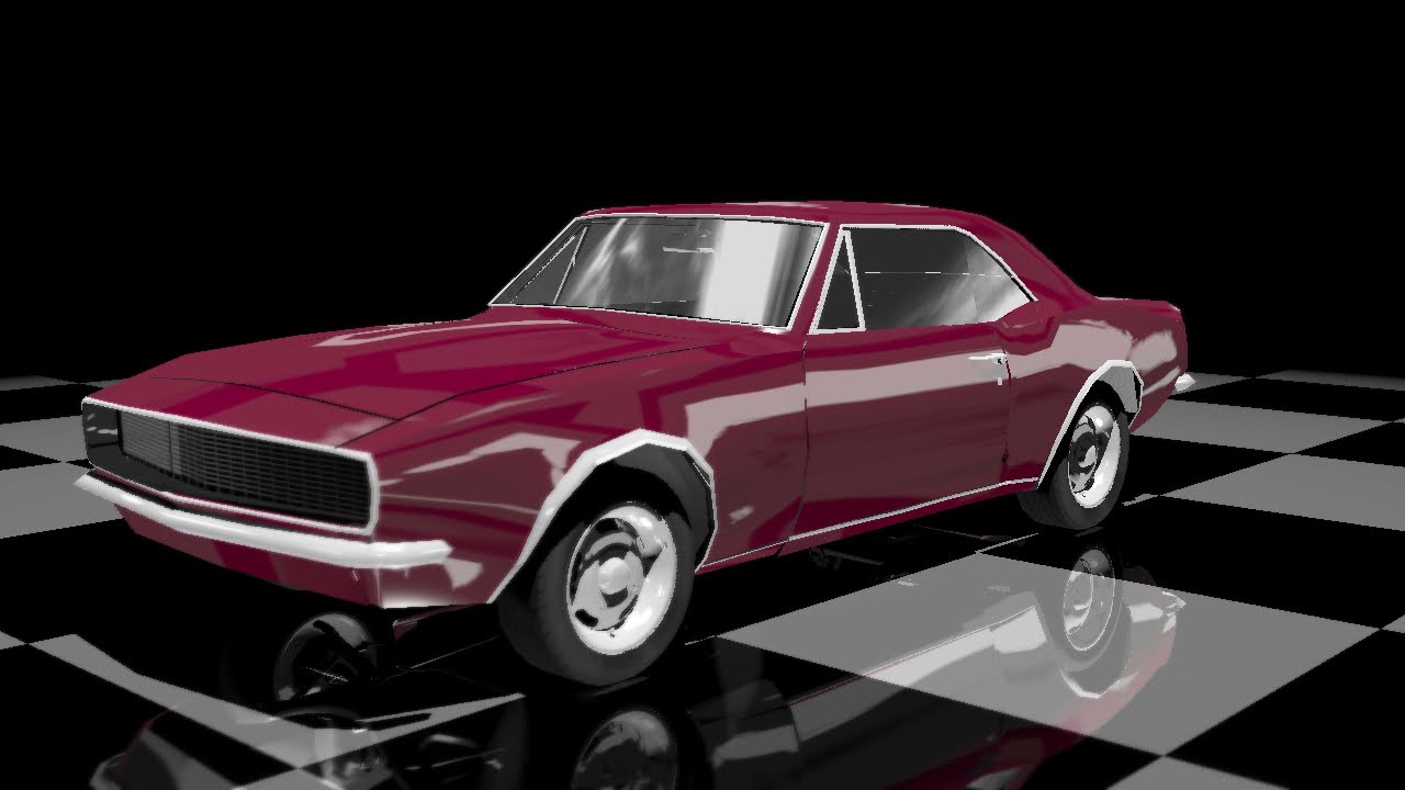 New Vehicle Model Showcase based on a Camaro 67
