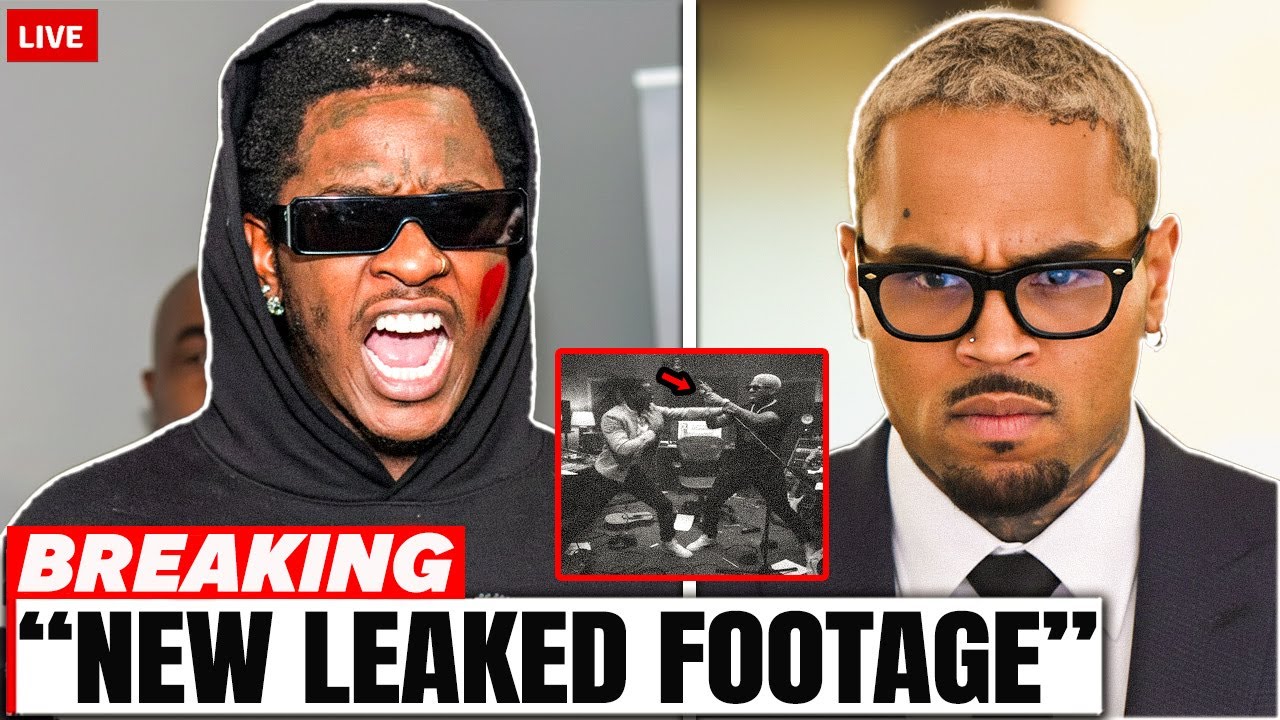 Новый шокирующий клип показывает жаркую драку Янг Тага и Криса Брауна!