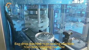 Bag-drop machine,Bag Feeding Machine ,Automatic Can Sealing Machine , Can Body Labeling Machine