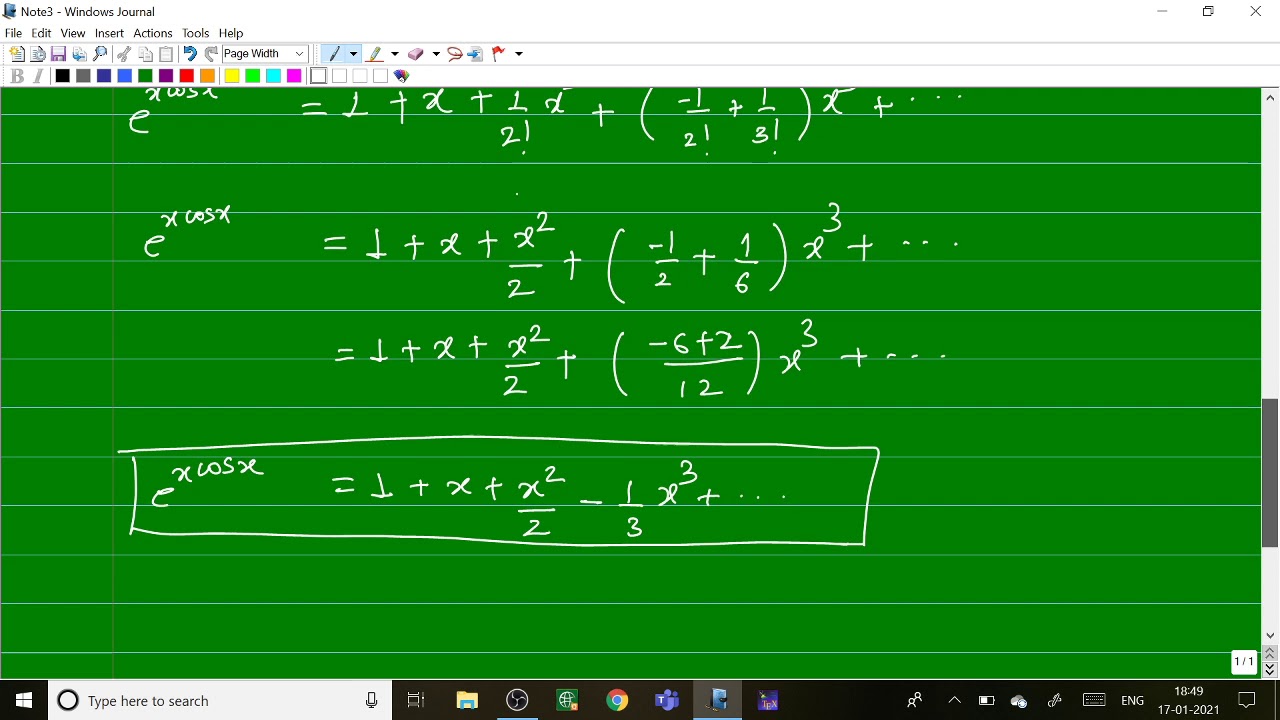 Maclaurin Series Examples - YouTube