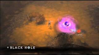 Diablo 3 Reaper of Souls - Wizard Black Hole and Frozen Orb Skills
