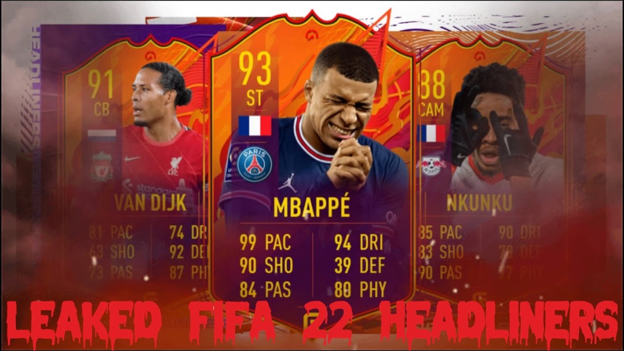 Leaked Headliners Prediction | FIFA 22 | Ft. Mbappe, Nkunku, Van Dijk And More!