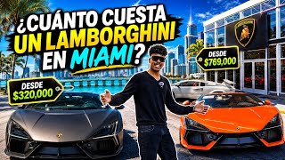 ¿Cuánto Cuesta un Lamborghini REALMENTE? Entré al Concesionario en Miami