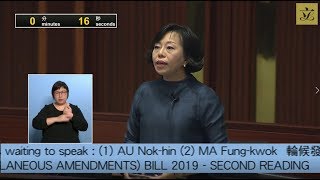 立法會會議 (2019/11/28) - II. 法案: 二讀 (恢復辯論) - 《2019年選舉法例(雜項修訂)條例草案》(第二部分)