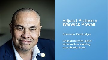 Adj. Prof. Warwick Powell – General purpose digital infrastructure enabling cross-border trade
