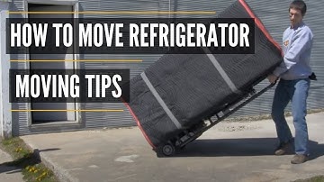 Moving Tips - Moving a Refrigerator with a Fridge Cover and Appliance Dolly