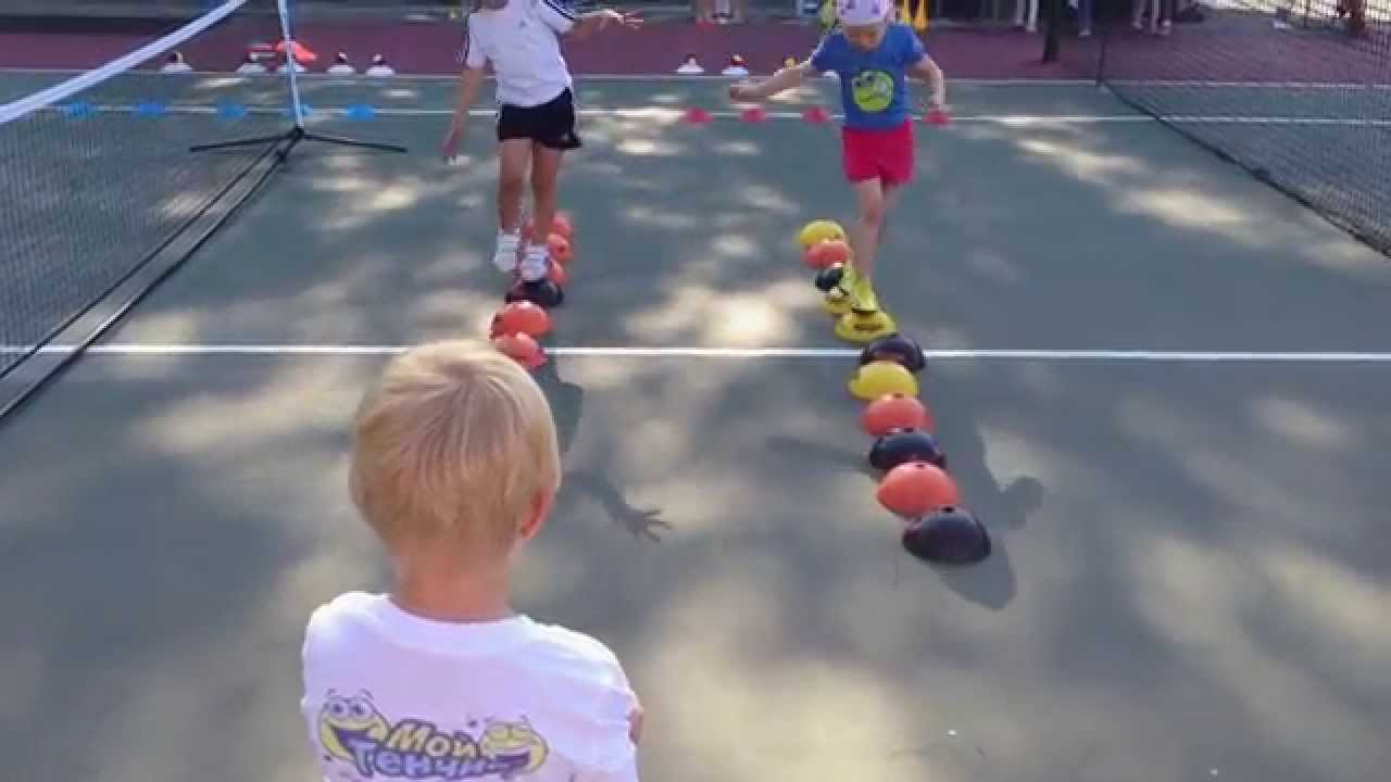 Teaching kids tennis, drills for kids. Детский теннис 45 лет YouTube