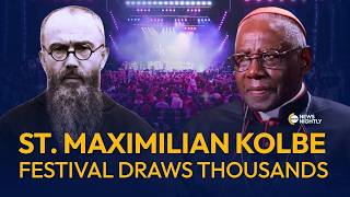10,000 People Gather for St. Maximilian Kolbe-Inspired Festival in Poland | EWTN News Nightly