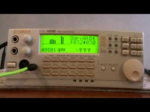 Yamaha MU128 Factory Demo - YouTube