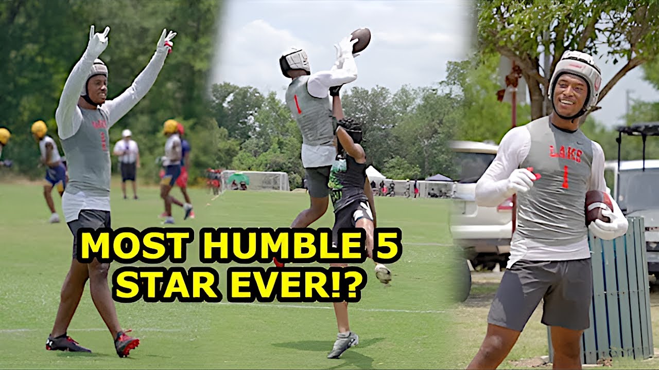 MOST HUMBLE 5 STAR EVER!？ MIC'D UP Micah Hudson #1 WR in TX