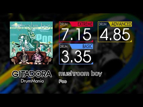 【GITADORA】 mushroom boy (EXTREME ~ BASIC) Drum