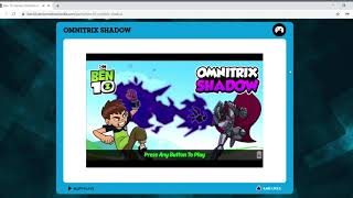 BEN 10 OMNITRIX SHADOW  GAME PLAY  - Cartoon Network - Ben 10 Game - Cartoon Network Game screenshot 5