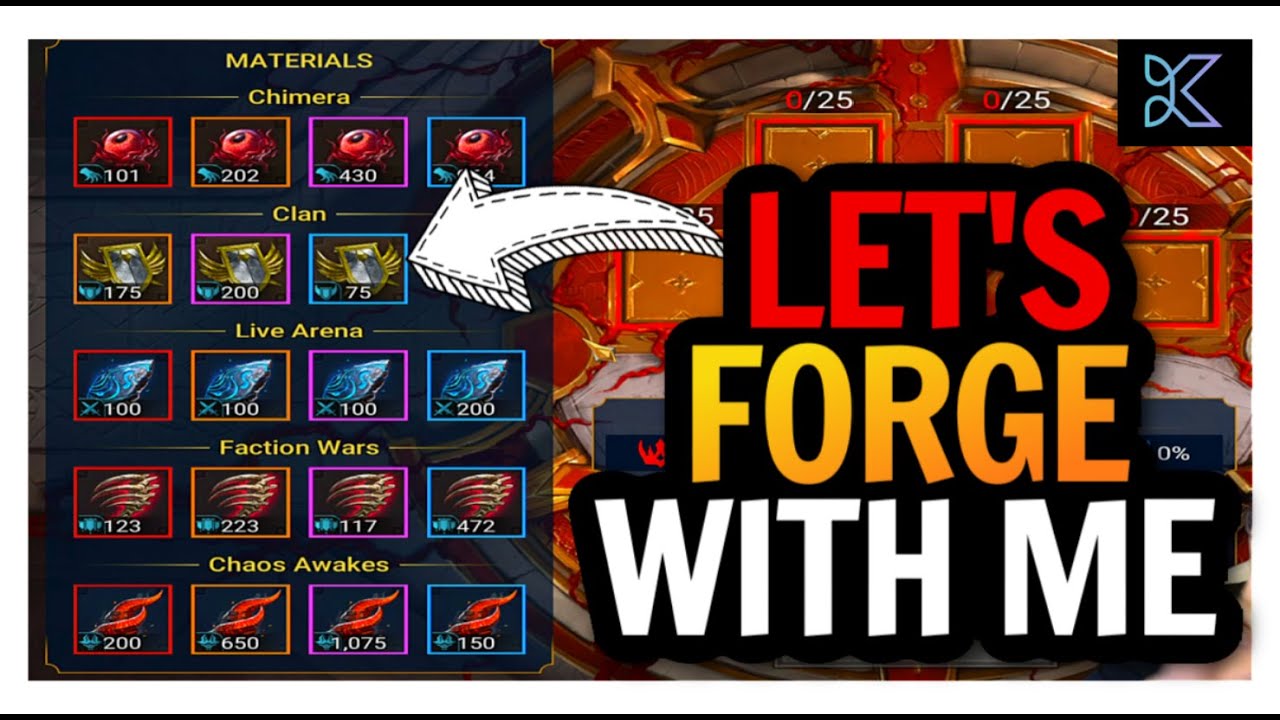 LETS FORGE WITH ME | RAID: Shadow Legends