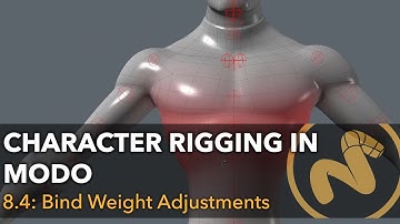 Character Rigging in Modo | Part 8.4: Adjusting the Bind Weights
