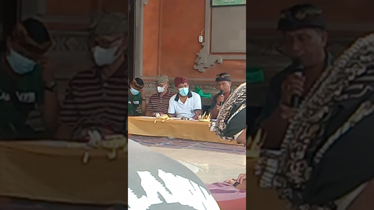 adat ring Bali... sangkep/ rapat ngenem /6 bulan... 🙏