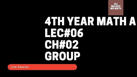 Complex number under addition group|Complex number under multiplication group|4th Year|Math A|Lec#06