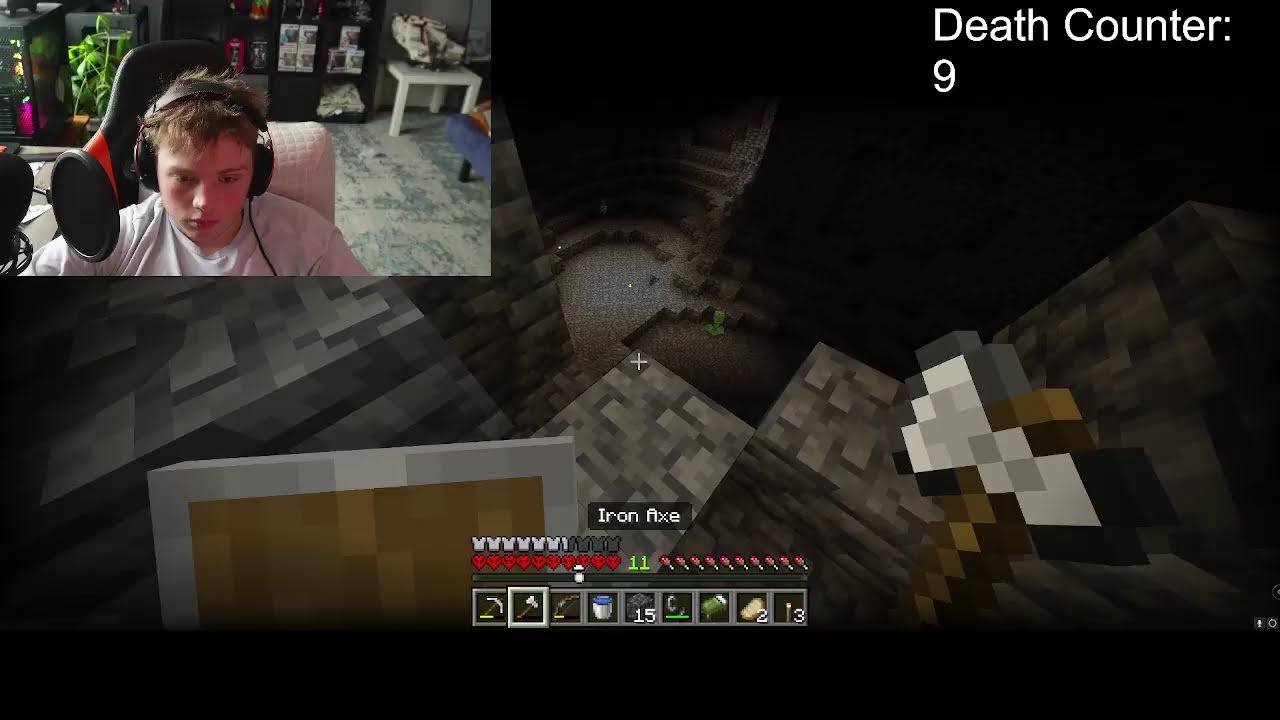 Beating Minecraft without Dying (Hardcore Trios) part 2