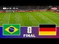 BRAZIL vs GERMANY - FIFA WORLD CUP 2026 FINAL | Full Match All Goals | Pes 21 Video Game Simulation