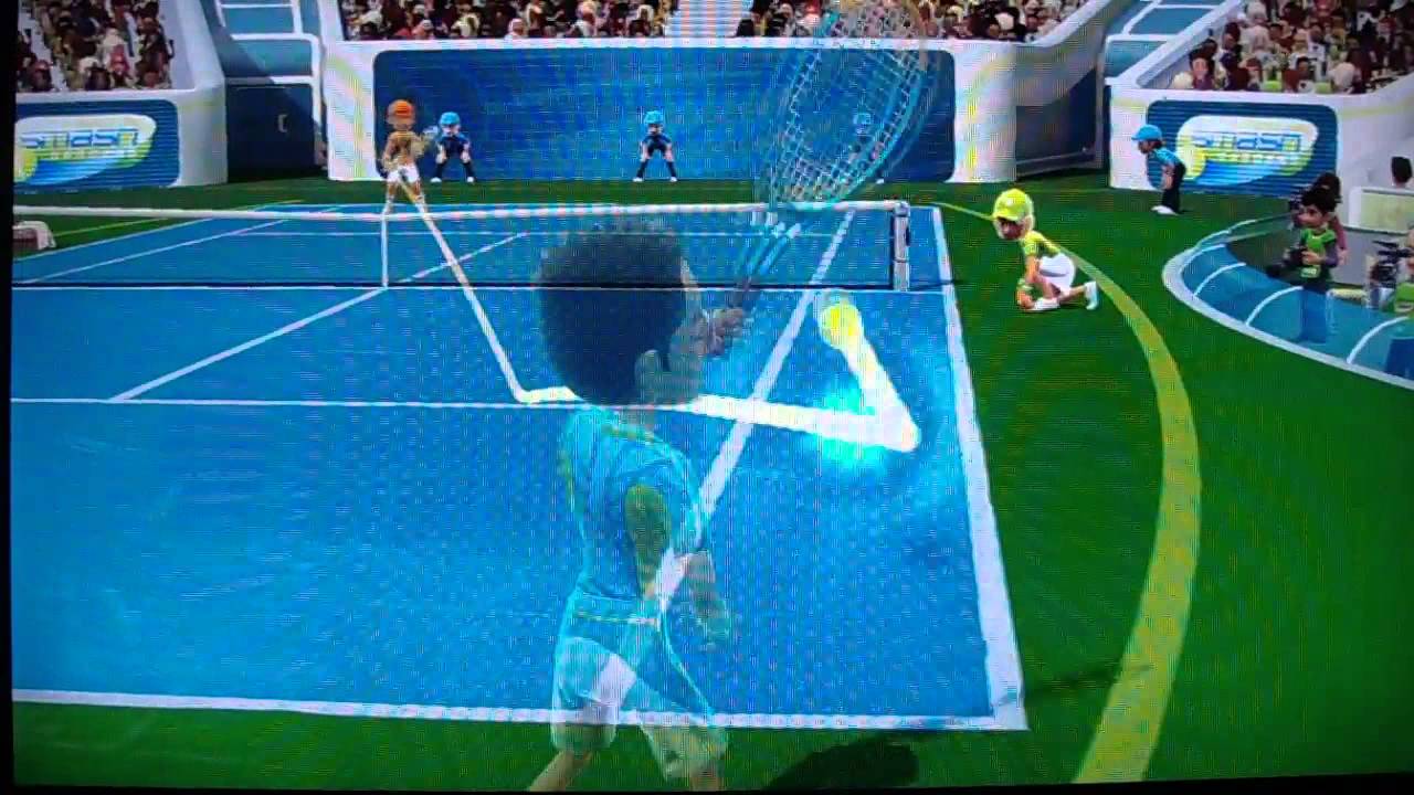 XBOX Kinect Tennis VS champion _Left hand _ Love game YouTube