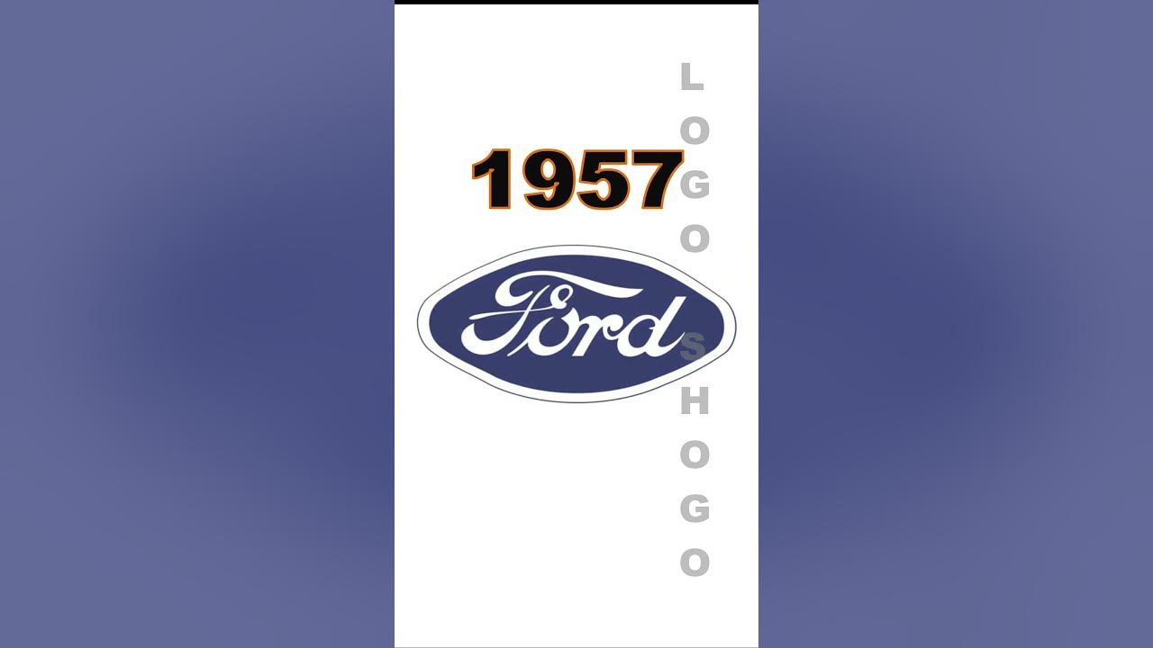 Ford Logo Evolution #ford #evolution #youtubeshorts