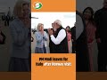 PM Modi departs for Italy after Norway visit, India-Norway ties gain new momentum