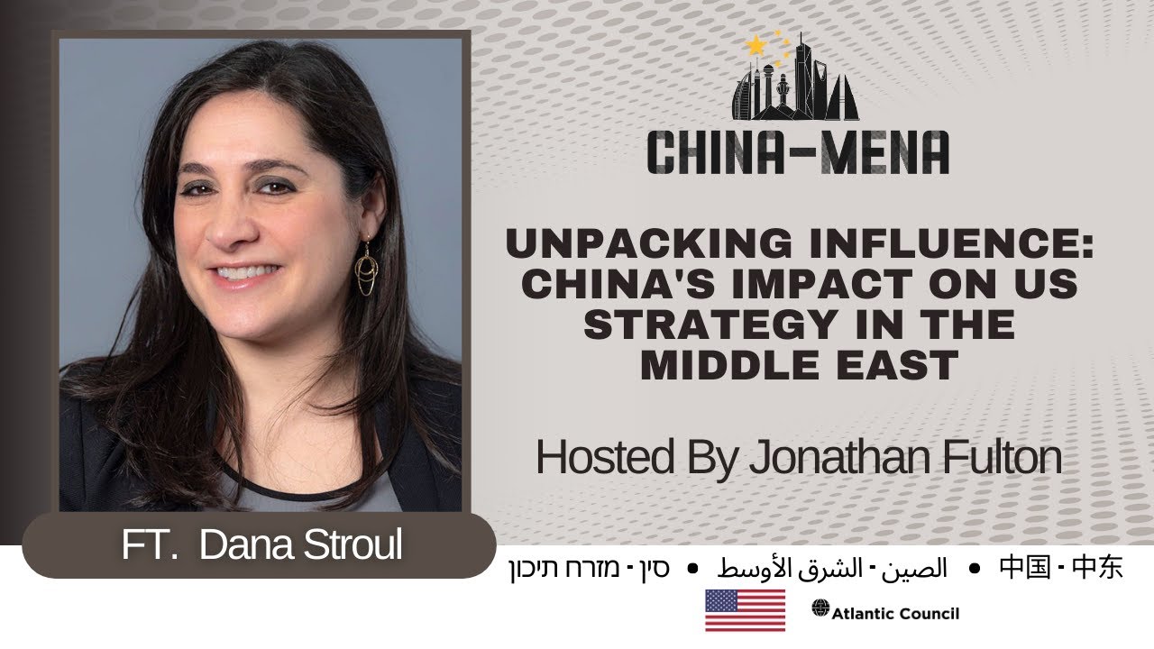 Unpacking Influence China's Impact on US Strategy in the Middle East
