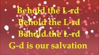 Miniatura del video "Behold The Lord -  Paul Wilbur - Lyrics"