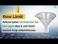 Power BI Row Limit : Comment contourner les blocages dûs à une base source trop volumineuse