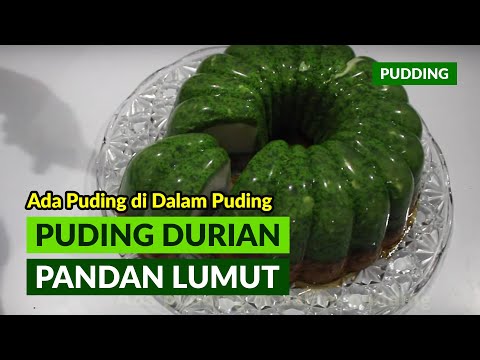 Puding Lumut Pandan Vla Durian