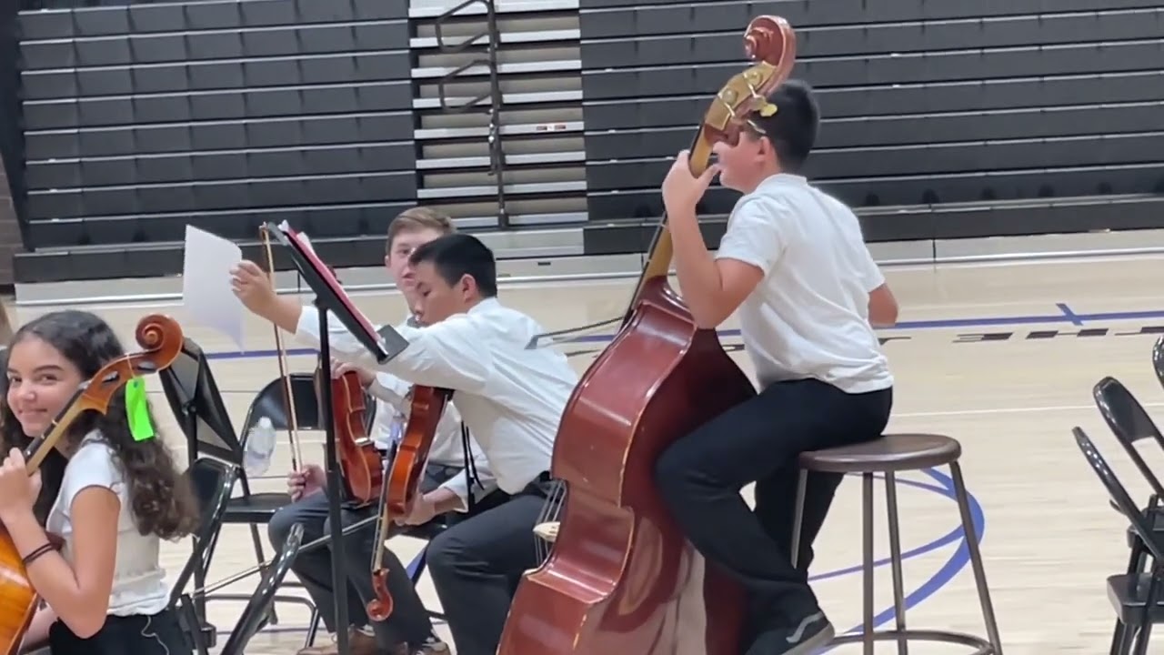 Damian Chavarría Orchestra Concert Anderson Jr High Great Performance!