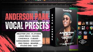 Anderson Paak - Vocal Preset Essentials | Ableton Live, FL Studio, Logic Pro X &amp; more